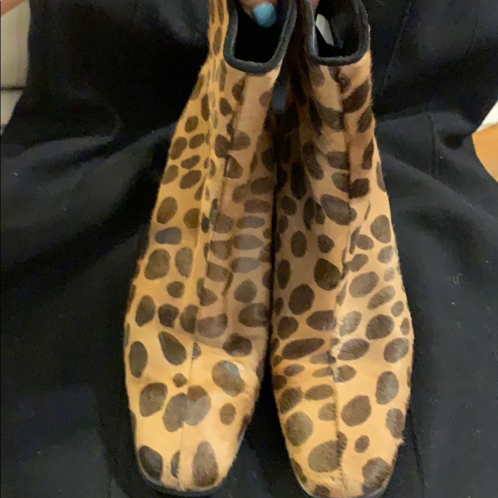 $645. Iconic Pony Hair Pony Hair Booties 5.5 B - image 3